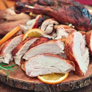 Maple Bourbon Smoked Turkey